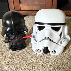 Star Wars Darth Vader and Stormtrooper Piggy Bank Figures